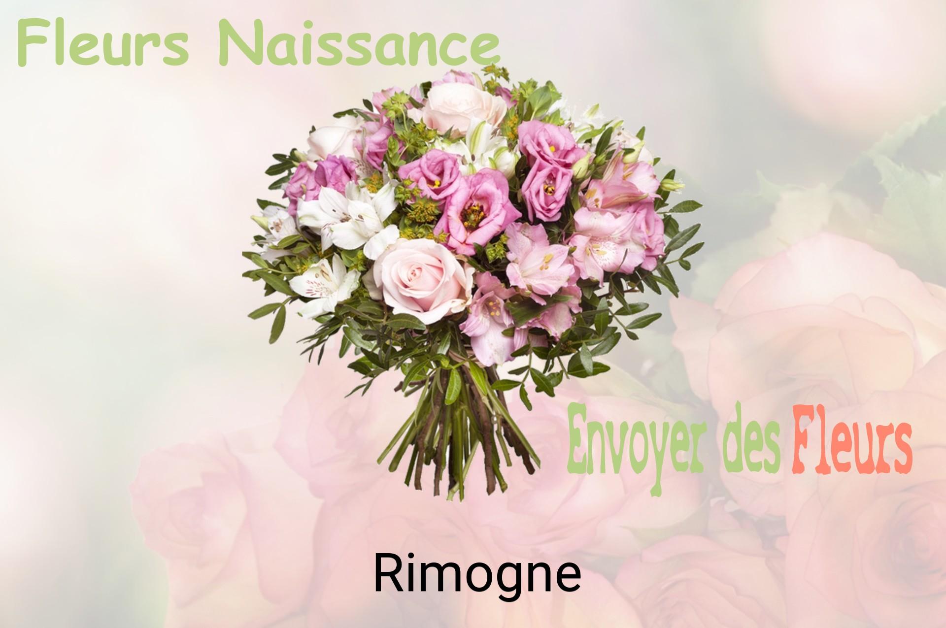 Bouquet de fleurs de naissance livré à Rimogne