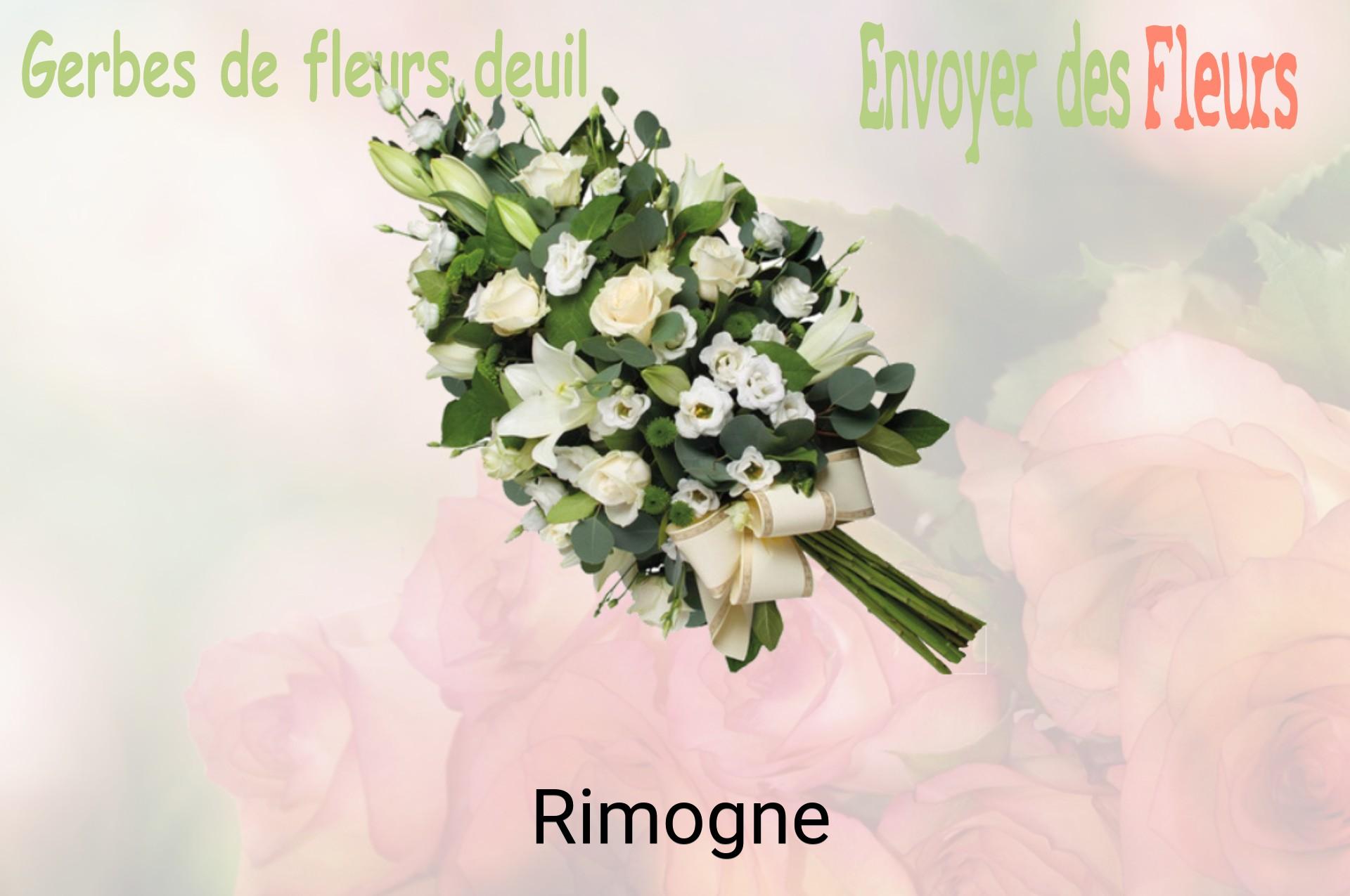 Gerbe de fleurs de deuil livrée à Rimogne